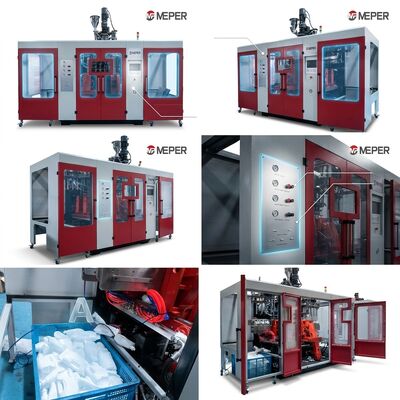 Energy-Saving 120kW Extrusion Blow Molding Machine 100mm MP100FD