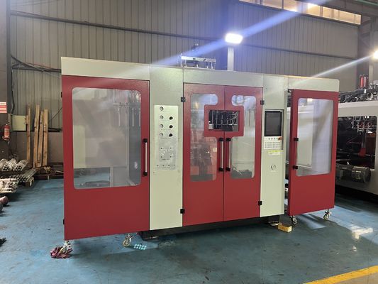 4 Cavities Automatic Blow Moulding Machine with Schneider Contactor and Toggle Type Clamping System