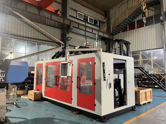 MEPER 70FS Double Station Toggle Clamping Blow Molding Machine with 70mm Screw Diameter for 10L Products