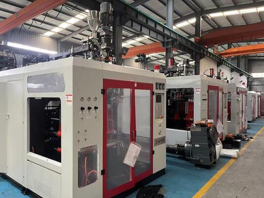 HDPE Industrial Bottle Extrusion Blow Molding Machine with Double Station Toggle Clamping and Centralized Microcomputer Control