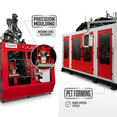 Food Grade 500ml Plastic Extrusion Blow Molding Machine 80FDE-4S